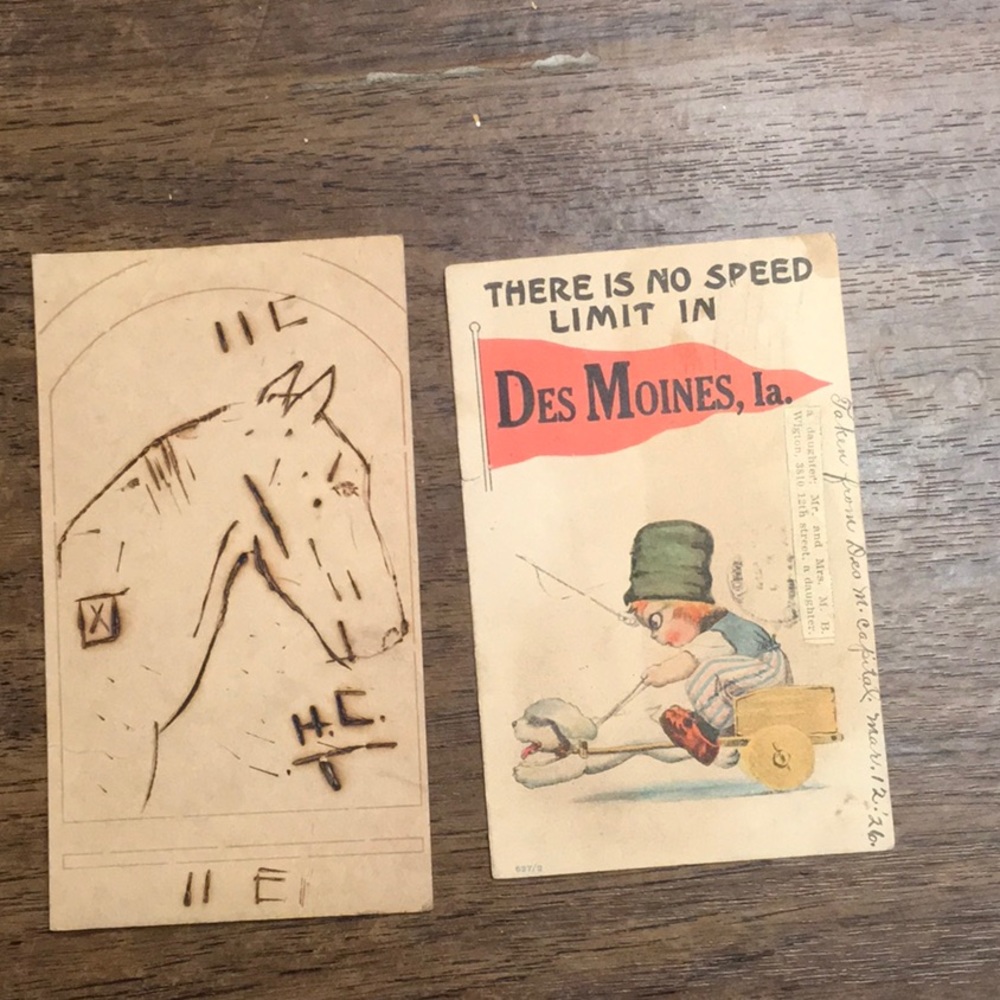 Vintage postcards